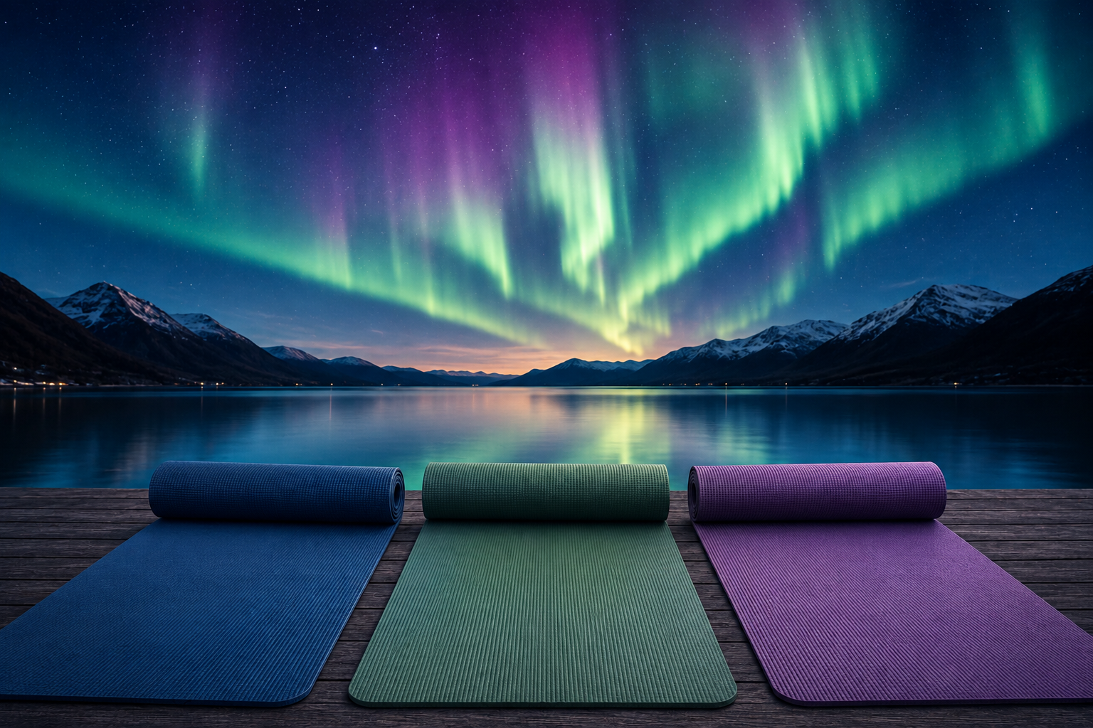 Nordlys Yoga - TPE Yogamatte 6mm-8mm